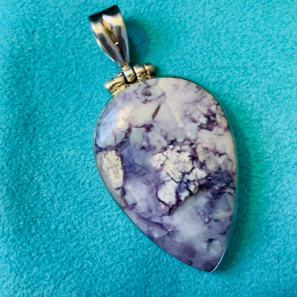 Banded Amethyst pendent